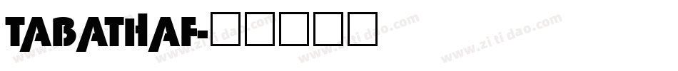 TABATHAF字体转换