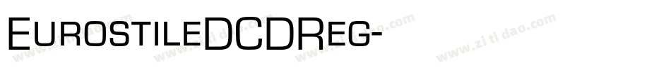 EurostileDCDReg字体转换