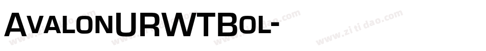 AvalonURWTBol字体转换