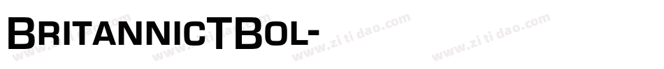BritannicTBol字体转换