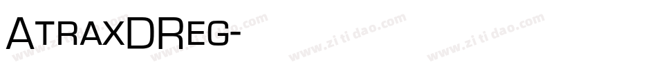 AtraxDReg字体转换
