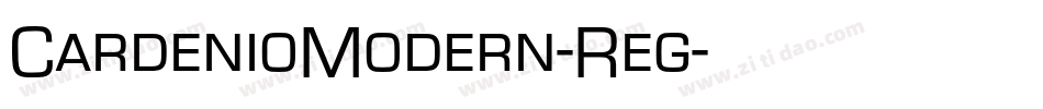 CardenioModern-Reg字体转换