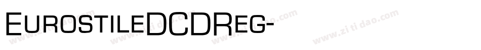 EurostileDCDReg字体转换