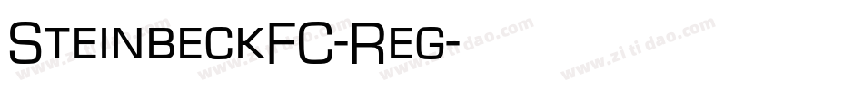 SteinbeckFC-Reg字体转换