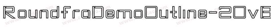 RoundfraDemoOutline-2OvBW字体转换