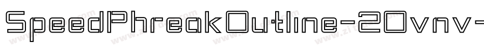 SpeedPhreakOutline-2Ovnv字体转换
