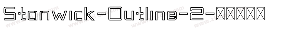 Stanwick-Outline-2字体转换