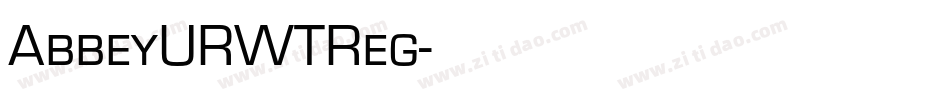 AbbeyURWTReg字体转换