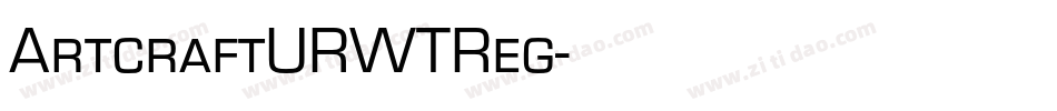 ArtcraftURWTReg字体转换