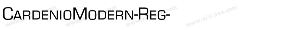 CardenioModern-Reg字体转换