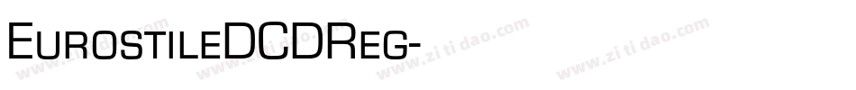 EurostileDCDReg字体转换