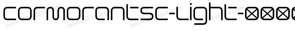 CormorantSC-Light字体转换