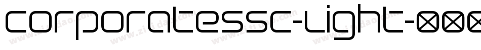 CorporateSSC-Light字体转换