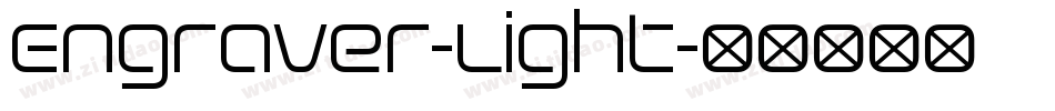 Engraver-Light字体转换