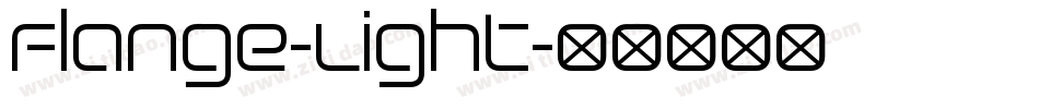 Flange-Light字体转换