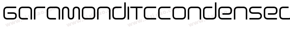 GaramondITCCondensedBQ-Light字体转换