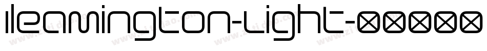 Ileamington-Light字体转换