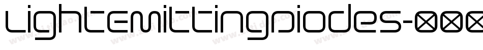 LightEmittingDiodes字体转换