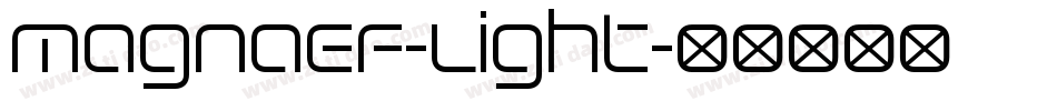 MagnaEF-Light字体转换