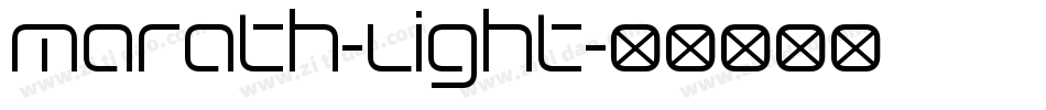Marath-Light字体转换
