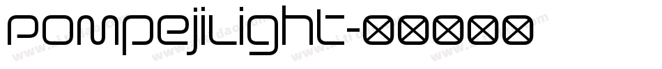 PompejiLight字体转换
