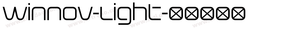 Winnov-Light字体转换