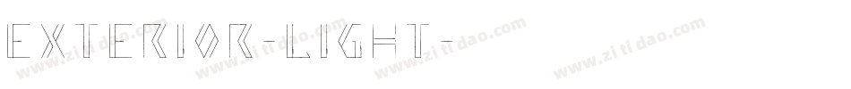 Exterior-Light字体转换