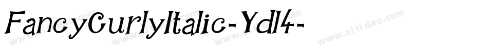 FancyCurlyItalic-Ydl4字体转换