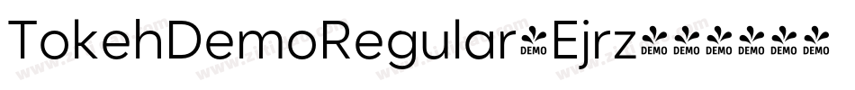 TokehDemoRegular-Ejrz字体转换