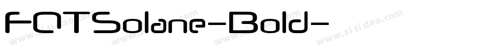 FOTSolane-Bold字体转换