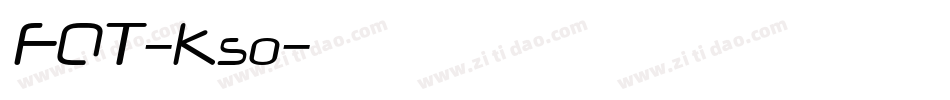 FOT-Kso字体转换