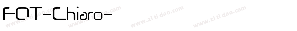 FOT-Chiaro字体转换