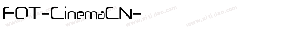 FOT-CinemaCN字体转换