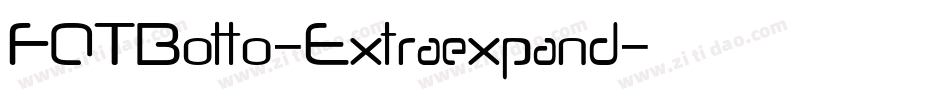 FOTBotto-Extraexpand字体转换