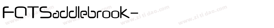 FOTSaddlebrook字体转换