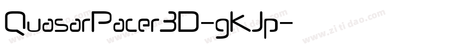 QuasarPacer3D-gKJp字体转换