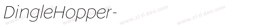DingleHopper字体转换