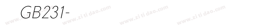 仿宋GB231字体转换