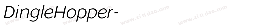 DingleHopper字体转换