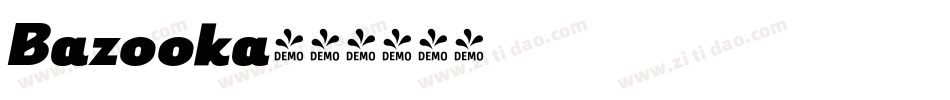 Bazooka字体转换