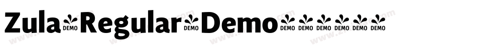 Zula-Regular_Demo字体转换