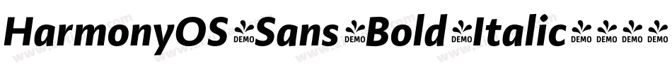 HarmonyOS_Sans_Bold_Italic字体转换