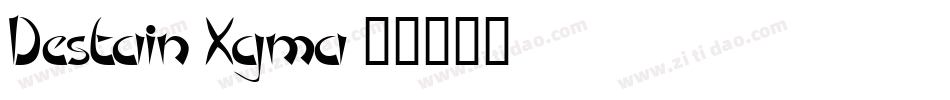 Destain-Xgma字体转换
