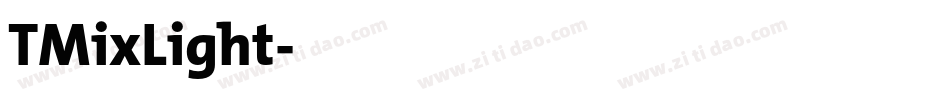 TMixLight字体转换