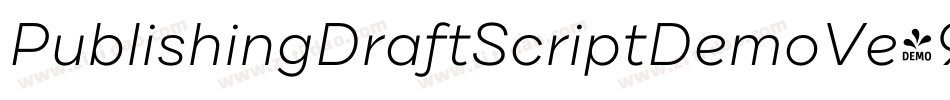PublishingDraftScriptDemoVe-9VAy字体转换
