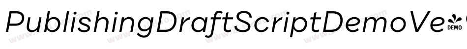 PublishingDraftScriptDemoVe-9VAy字体转换