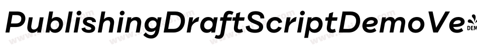 PublishingDraftScriptDemoVe-9VAy字体转换