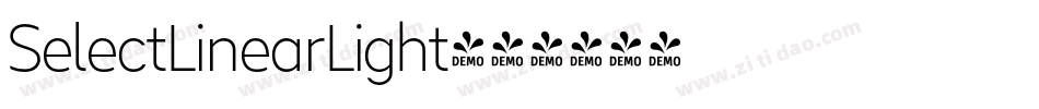 SelectLinearLight字体转换