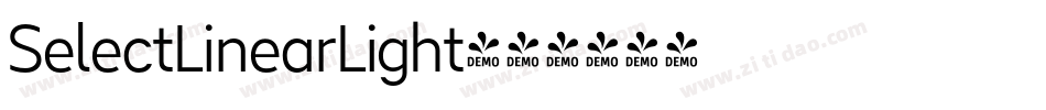 SelectLinearLight字体转换