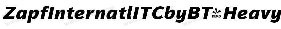ZapfInternatlITCbyBT-HeavyItal字体转换